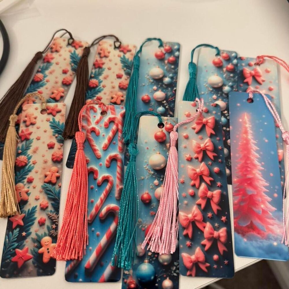 Christmas Bookmark Bundle – Set of 10 – New and Individually Wrapped